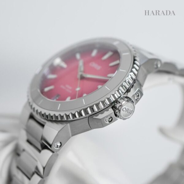 01 733 7792 4158-07 8 19 05P ORIS オリス アクイスデイト テイストオブサマー 36.5mm