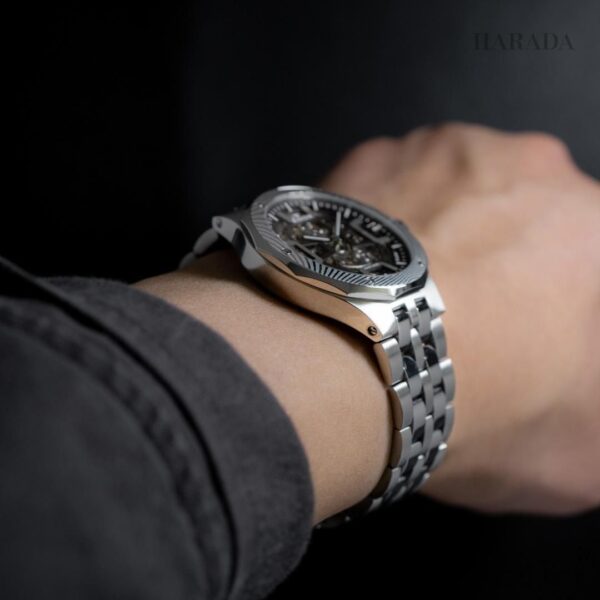 【世界限定300本】 85310-3DM-NGIN EDOX エドックス デルフィン オリジナル メカノ オートマティック ダマスカス リミテッドエディション