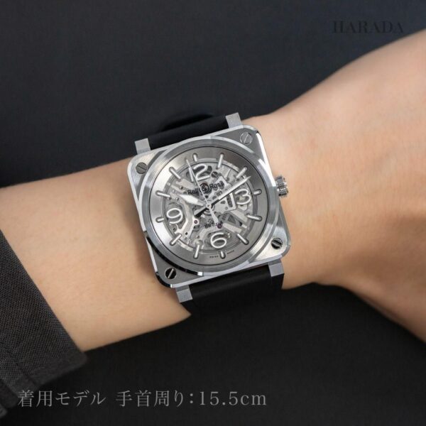 BR03A-BL-SKST/SRB Bell & Ross ベル&ロス BR03 スケルトン スティール 41mm