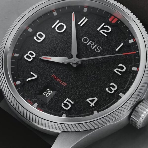 01 733 7805 4164-07 6 20 14LC ORIS オリス プロパイロット デイト 41mm