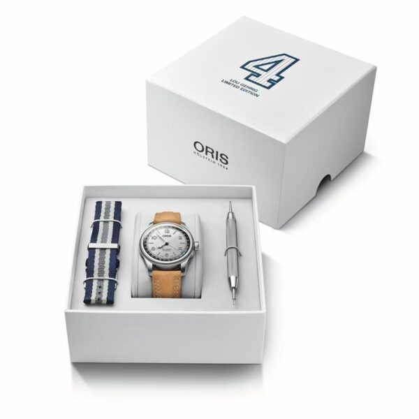【世界限定2,130本】 01 754 7785 4091-Set ORIS オリス ビッグクラウン ルー・ゲーリッグリミテッドエディション 40mm