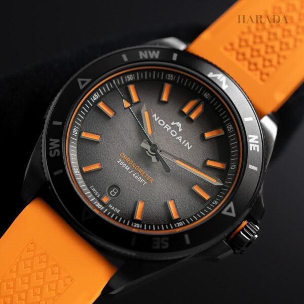 N1300.08B01.B01 NORQAIN ノルケイン アドベンチャー ネベレスト 40mm リミテッドエディション オレンジラバーストラップ仕様