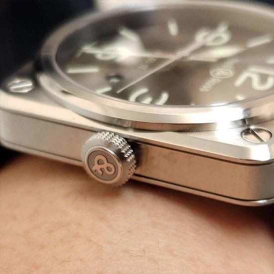 BR0392-GC3-ST/SCA Bell & Ross ベル&ロス BR03-92 グレーラム