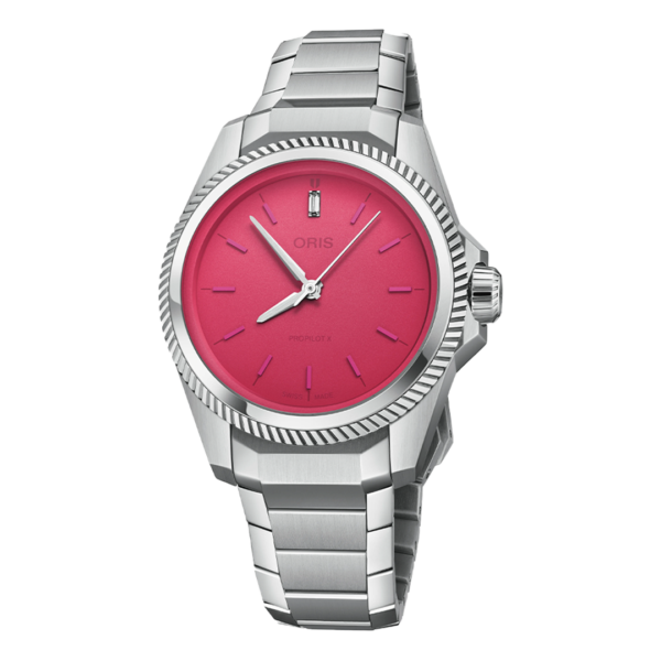 01 531 7796 4158-07 8 17 05LC ORIS オリス プロパイロットX ミス・ピギー エディション 34mm