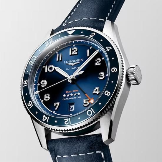 L3.802.4.93.2 LONGINES ロンジン スピリット Zulu Time 39mm