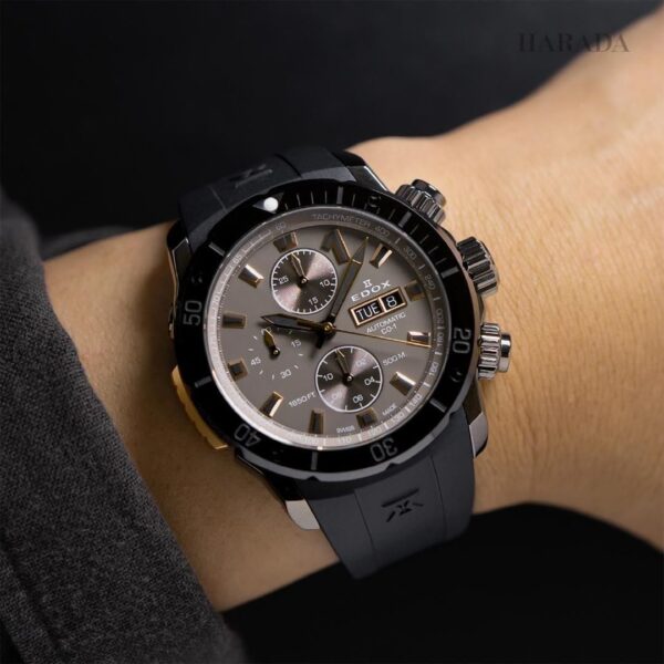 01128-37GNRCA-GNR EDOX エドックス クロノオフショア1 ベゼルロック クロノグラフ オートマティック