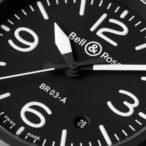 BR03A-BL-CE/SRB Bell & Ross ベル&ロス BR-03 ブラックマット