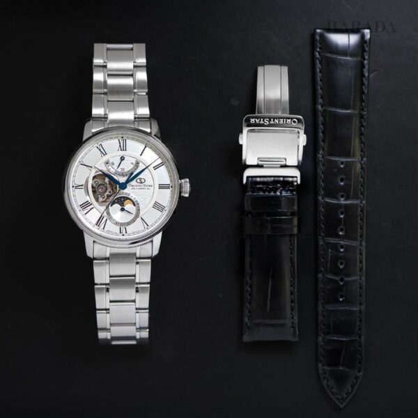 【替えバンド付】RK-BT0001S ORIENT STAR オリエントスター クラシック M45 F7 メカニカルムーンフェイズ 2025