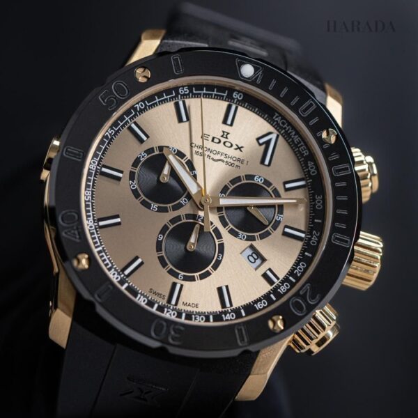 10221-37J5-DIN5 EDOX エドックス クロノオフショア1 クロノグラフ スペシャルエディション 45mm