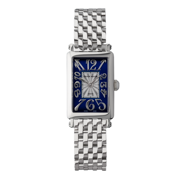 802QZRELDECO OAC ブルー FRANCK MULLER フランクミュラー ロングアイランド プチ デコ (LONG ISLAND PETIT DECO)