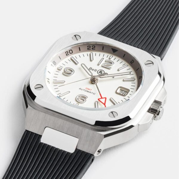 BR05G-SI-ST/SRB ホワイト Bell & Ross ベル&ロス インストゥルメント BR05 GMT