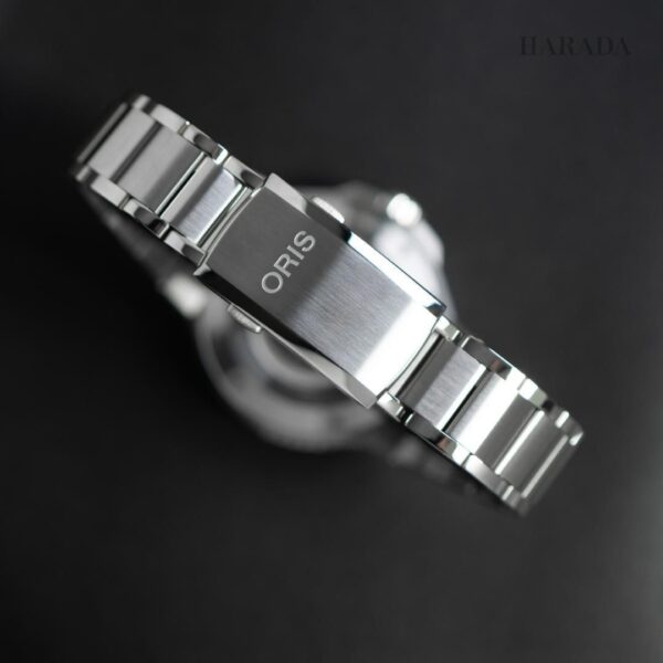 01 733 7789 4153-07 8 23 04PEB ORIS オリス アクイスデイト レリーフ 43.5mm