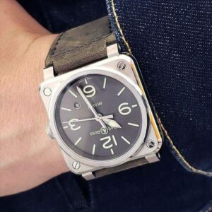 BR0392-GC3-ST/SCA Bell & Ross ベル&ロス BR03-92 グレーラム