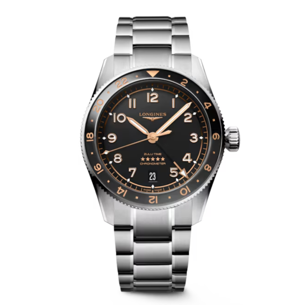 L3.802.4.50.6 LONGINES ロンジン スピリット Zulu Time 39mm