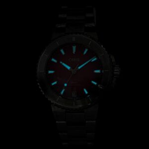 01 733 7792 4158-07 8 19 05P ORIS オリス アクイスデイト テイストオブサマー 36.5mm