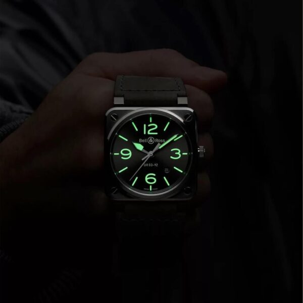 BR0392-GC3-ST/SCA Bell & Ross ベル&ロス BR03-92 グレーラム