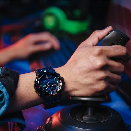 CASIO カシオ G-SHOCK ANALOG-DIGITAL GA-700 SERIES GA-700RGB-1AJF