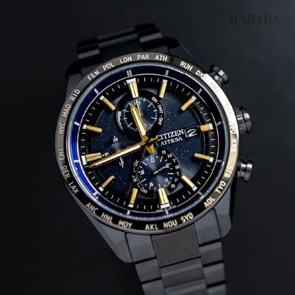 【世界限定1,300本】 AT8289-67E CITIZEN シチズン アテッサ ACT Line ブラックチタンシリーズ JAXA LABEL HTV-X Limited model