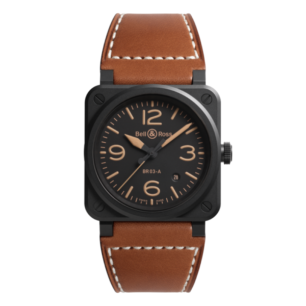 BR03A-HER-CE/SCA ヘリテージ Bell & Ross ベル&ロス インストゥルメント NEW BR03
