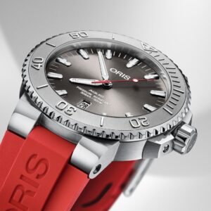 01 733 7730 4153-07 4 24 66EB ORIS オリス アクイスデイト レリーフ 43.5mm