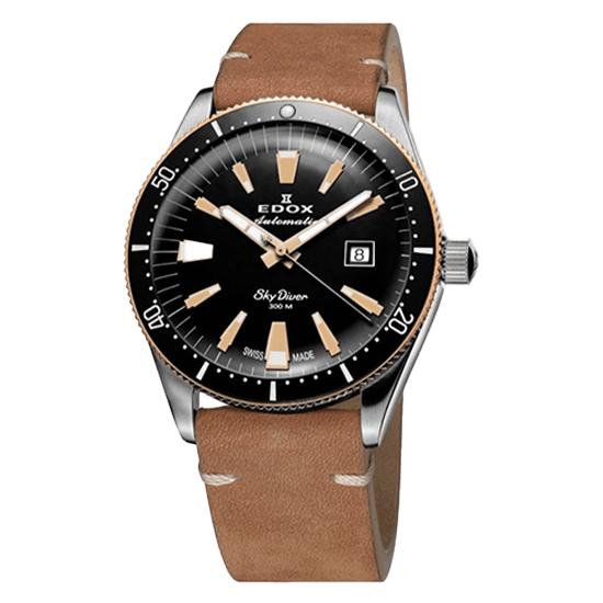 【世界限定600本】 80126-357RNM-NIRB EDOX エドックス スカイダイバー デイト オートマティック リミテッドエディション