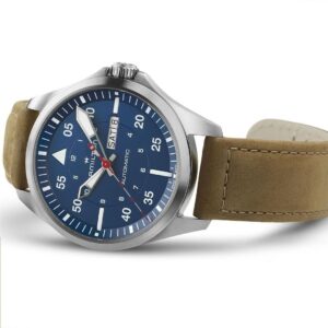 H64655941 HAMILTON ハミルトン カーキ アビエーション パイロット デイデイト エアー グラシエ エディション 42mm