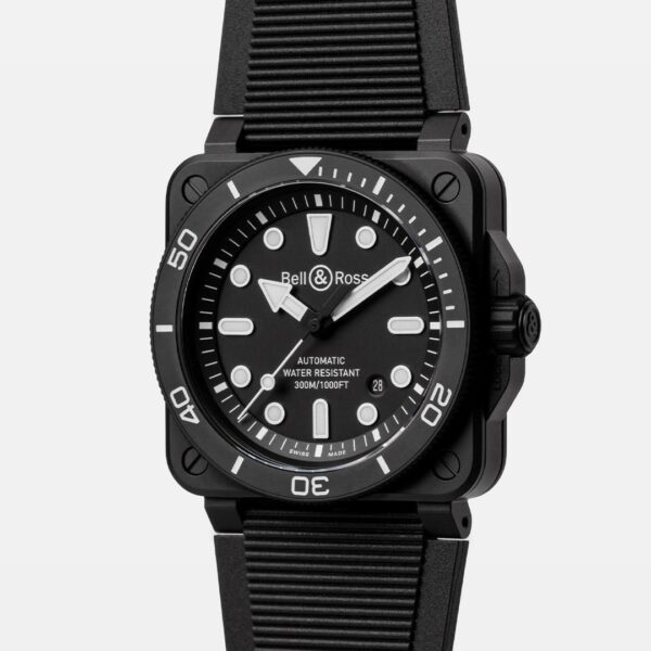 BR03A-D-BL-CE/SRB Bell & Ross ベル&ロス BR03 ダイバー ブラック マット セラミック
