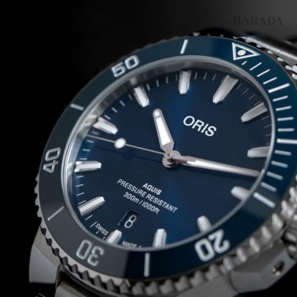 01 733 7787 4135-07 8 22 04PEB ORIS オリス アクイスデイト 41.5mm