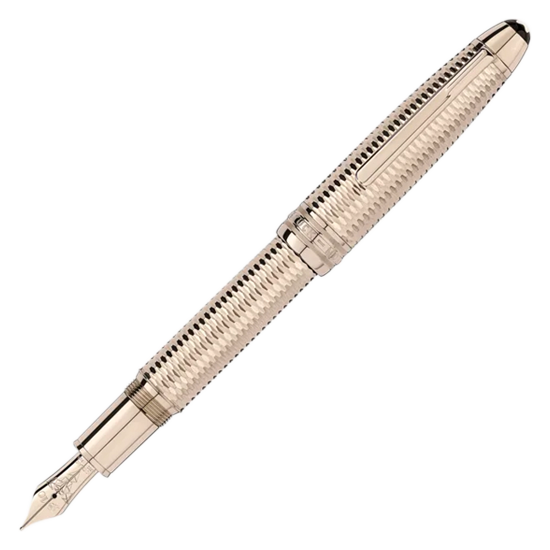 MONTBLANC モンブラン マイスターシュテュック ジオメトリー ソリテール シャンパンゴールド ル・グラン 万年筆 MB118101