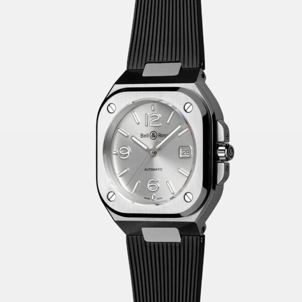 BR05A-GR-ST/SRB グレースチール Bell & Ross ベル&ロス インストゥルメント BR05