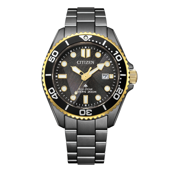 【世界限定6,700本】 BN0264-53E CITIZEN シチズン プロマスター MARINE LIGHT in BLACK Eco-Drive 50th Anniversary Edition