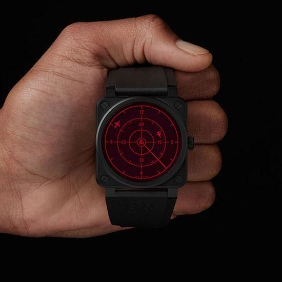 【999本限定】BR0392-RRDR-CE/SRB レッド レーダー セラミック Bell & Ross ベル&ロス インストゥルメント BR03-92