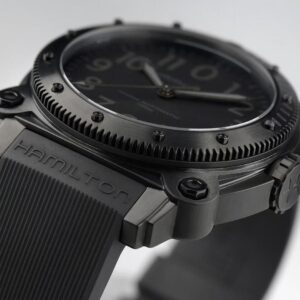 H78505330 HAMILTON ハミルトン カーキ ネイビー ビロウゼロ チタン 46mm