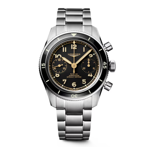 L3.721.4.53.6 LONGINES ロンジン スピリット パイロット フライバック 39.5mm