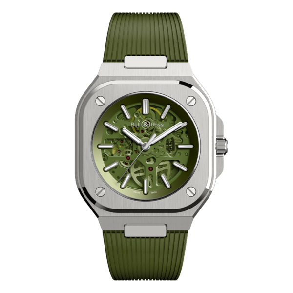 【500本限定】BR05A-GN-SKST/SRB スケルトン グリーン Bell & Ross ベル&ロス インストゥルメンツ BR05