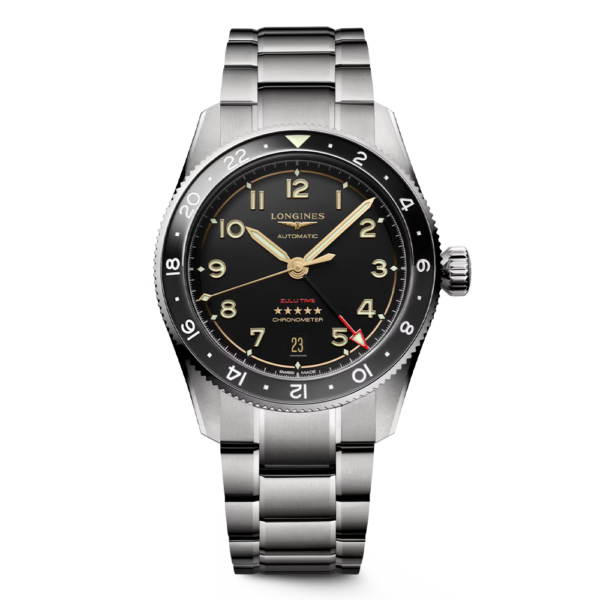 L3.802.1.53.6 LONGINES ロンジン スピリット Zulu Time チタニウム 39mm