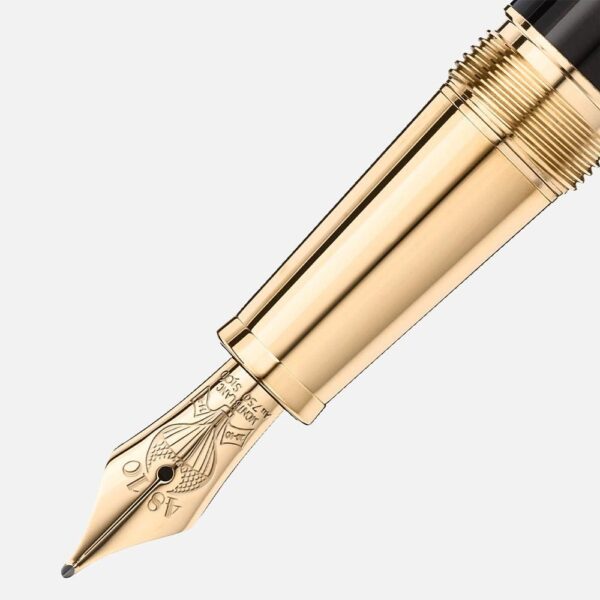 MB128471 MONTBLANC モンブラン マイスターシュテュック アラウンド ザ ワールド イン 80デイズ ドゥエ クラシック 万年筆 M