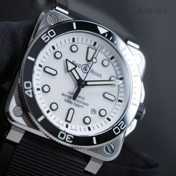 BR03A-D-WH-ST/SRB Bell & Ross ベル&ロス BR03 ダイバー ホワイト スティール