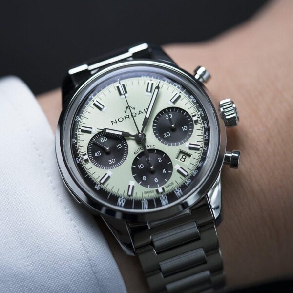 N2201S22C/MT221/201SG NORQAIN ノルケイン フリーダム60 クロノ 40mm ピスタチオ