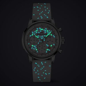 N2201.19S04.K01 NORQAIN ノルケイン フリーダム クロノ 40mm エンジョイライフ スプリンクル ラバーストラップ仕様