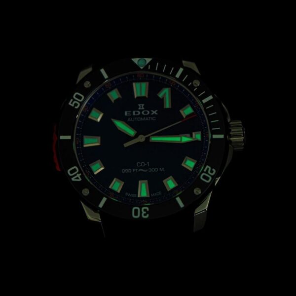 80137-3NO-CABUN EDOX エドックス クロノオフショア1 ベゼルロック デイト 40mm
