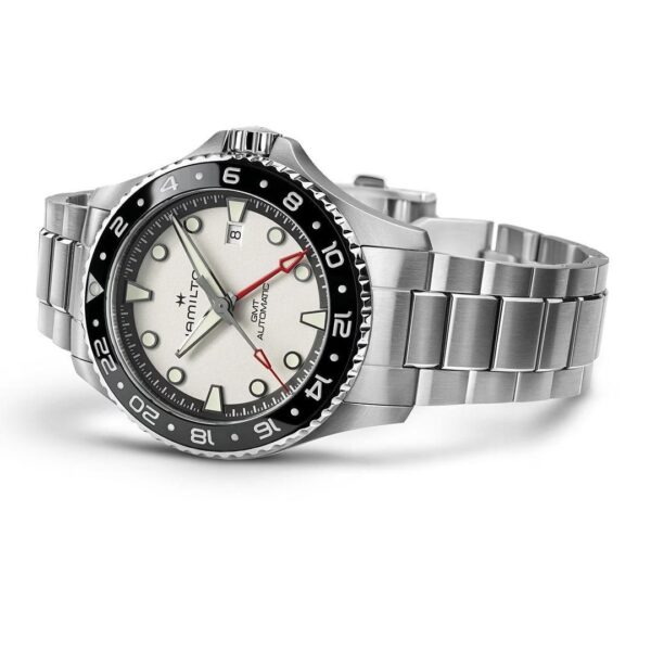 H82555150 HAMILTON ハミルトン カーキ ネイビー スキューバ オートマティック GMT 43mm