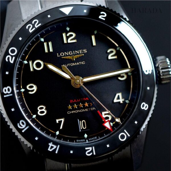 L3.802.1.53.6 LONGINES ロンジン スピリット Zulu Time チタニウム 39mm