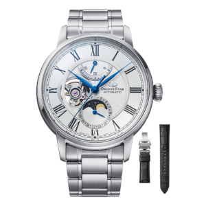 【替えバンド付】RK-BT0001S ORIENT STAR オリエントスター クラシック M45 F7 メカニカルムーンフェイズ 2025