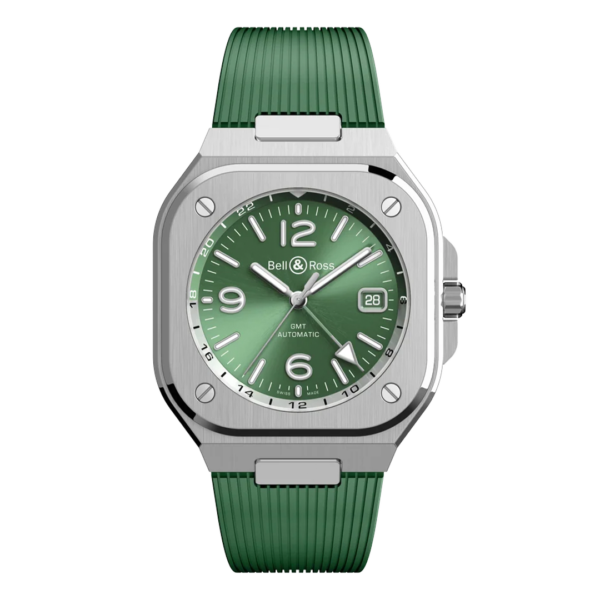 BR05G-GN-ST/SRB グリーン Bell & Ross ベル&ロス インストゥルメント BR05 GMT