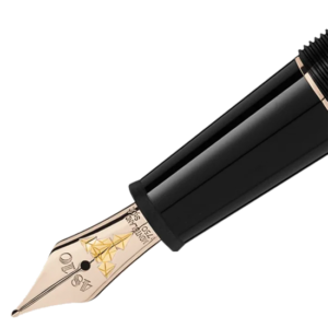 MONTBLANC モンブラン マイスターシュテュック ドゥエ ジオメトリー シャンパンゴールドコート クラシック 万年筆 MB118092