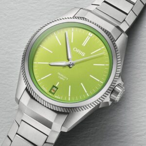 01 400 7778 7157-Set ORIS オリス プロパイロットX カーミット エディション 39mm