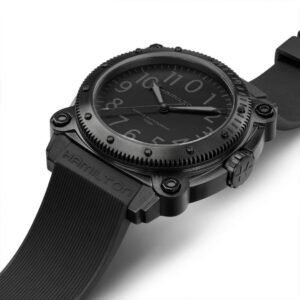 H78505330 HAMILTON ハミルトン カーキ ネイビー ビロウゼロ チタン 46mm