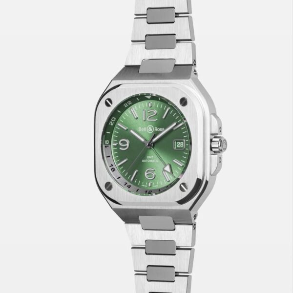 BR05G-GN-ST/SST グリーン Bell & Ross ベル&ロス インストゥルメント BR05 GMT