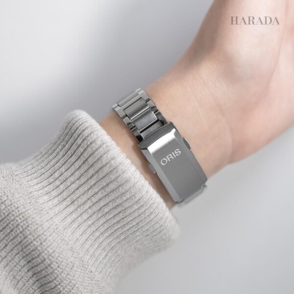 01 733 7792 4158-07 8 19 05P ORIS オリス アクイスデイト テイストオブサマー 36.5mm